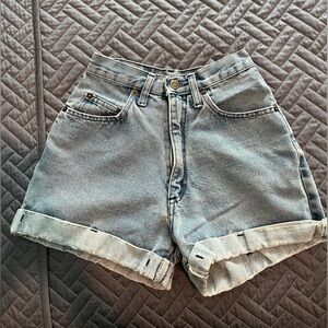 Vintage high waisted L.E.I denim shorts